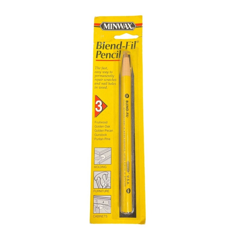 Minwax Blend-Fil Pencil #3 For Molding/Furniture/Cabinets - Puritan Pine, Fruitw